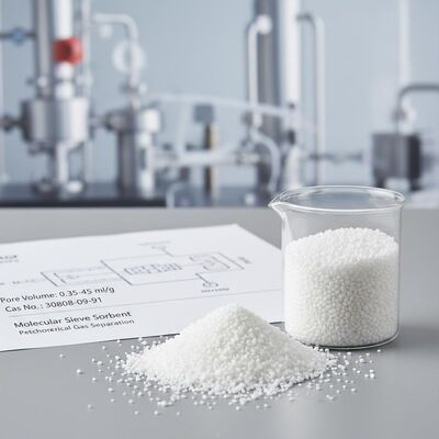 細孔容積0.35～0.45ml/g、石油化学ガス分離用の400℃までの熱安定性を備えたモレキュラーシーブ吸着剤